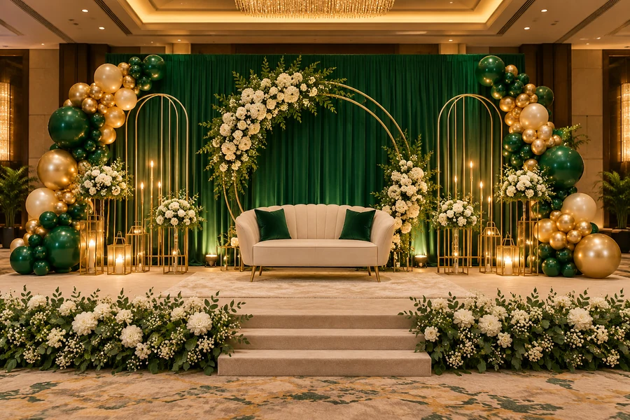 Anniversary Decoration setup in Chandigarh  by Baby balloon decoration Chandigarh 