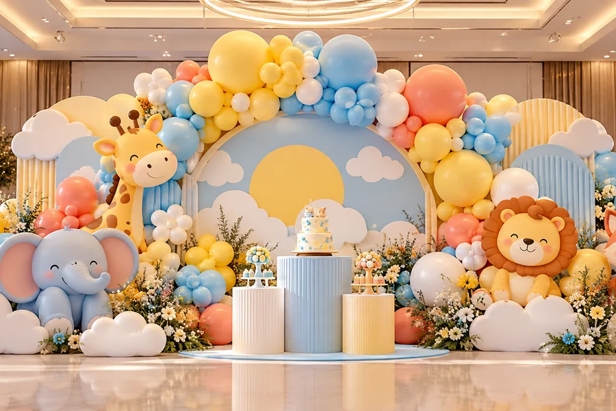 Cartoon Theme Decoration in Chandigarh by my balloon decoration Chandigarh