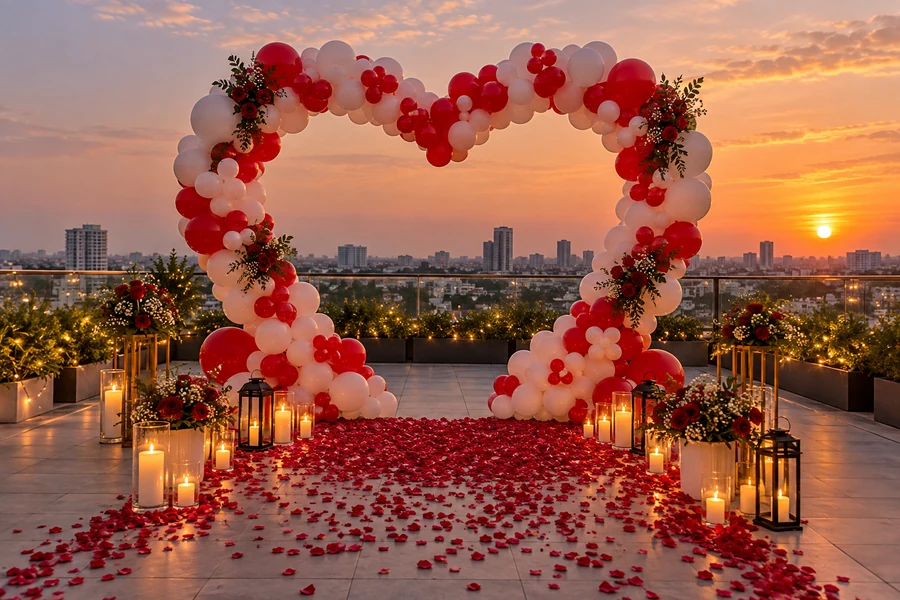 Love Theme Decoration Chandigarh design 3