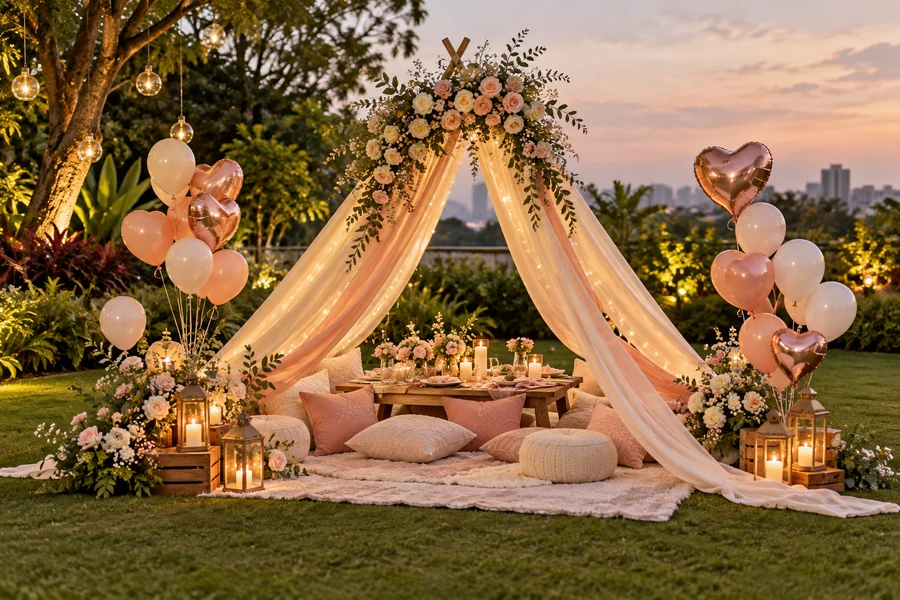 Love Theme Decoration Chandigarh design 6